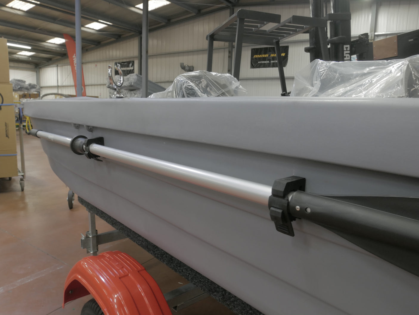 Clips rames pour toutes barques à fixer sur le coté de la barque