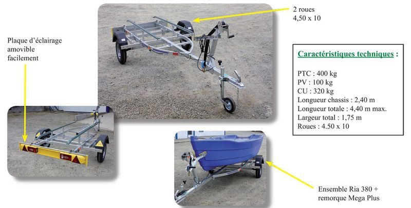 Remorque Spéciale Ria 380