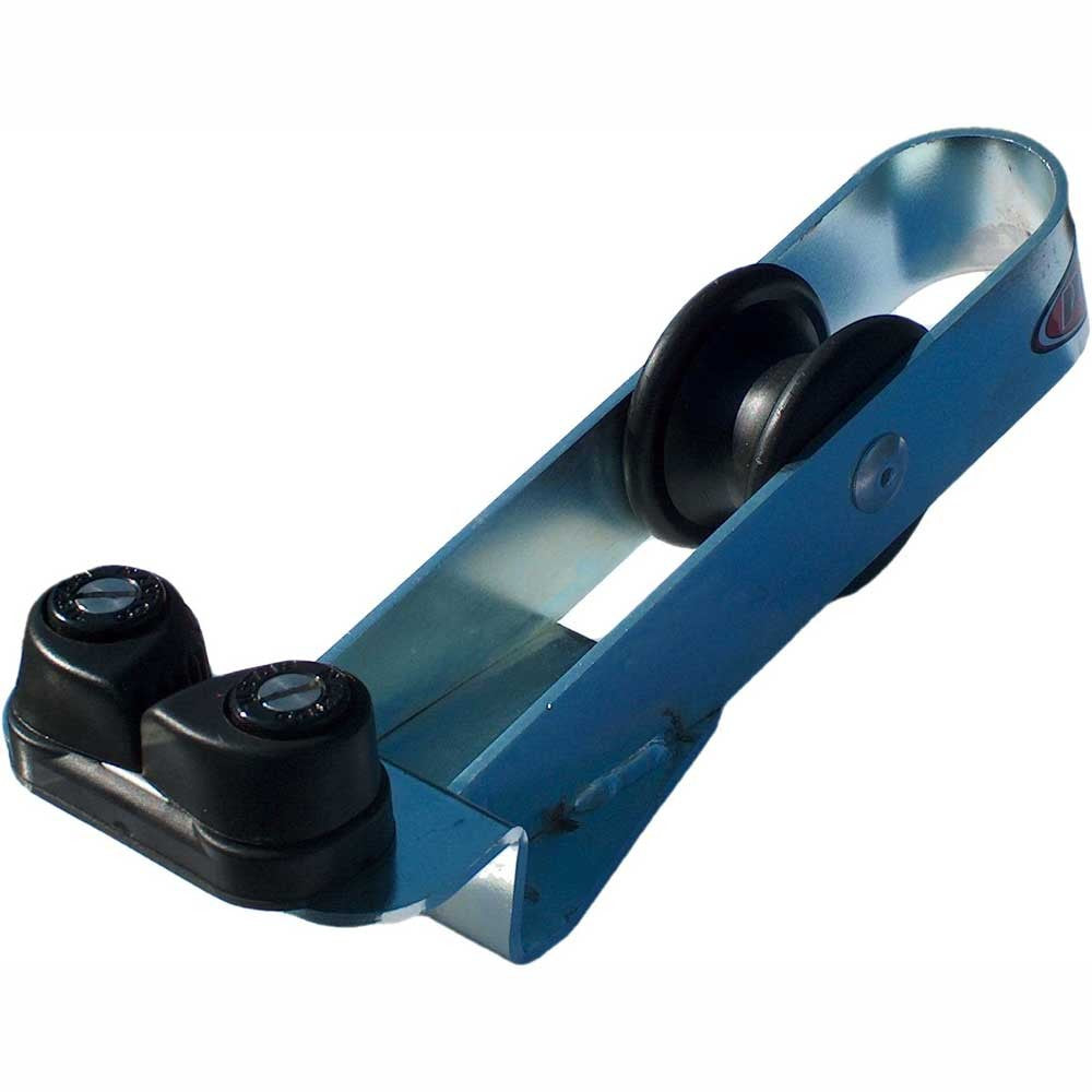 Daviers avec taquet coinceur pour barque Silurine Pack Sport Family