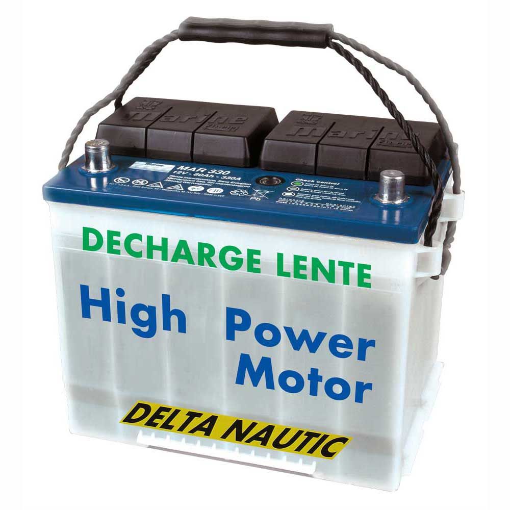 Batterie à décharge lente 110A 12V pour pack barque Silurine 4m bass boat avec Minn Kota Powerdrive