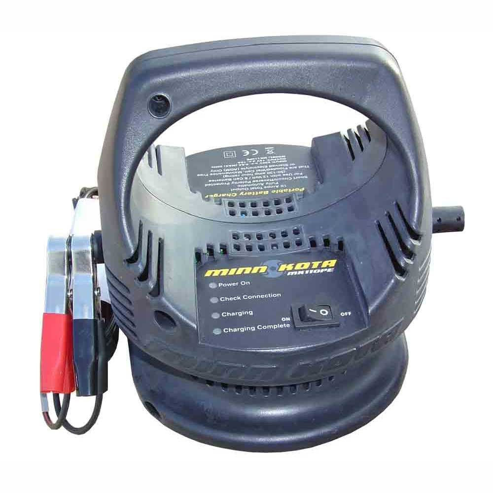 Chargeur de batterie Minn Kota : pour pack barque Silurine 4m bass boat avec Minn Kota Powerdrive