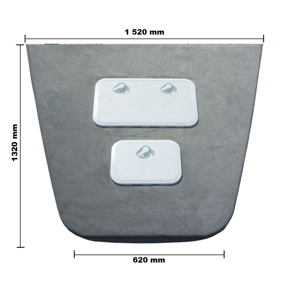 Plateforme amovible spéciale pour pack barque Silurine 4m bass boat avec Minn Kota Powerdrive