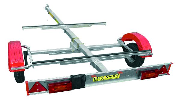 Pack barque la Spacieuse 320 + remorque standard Mecanorem + moteur électrique Eco Booster V 55 lbs 12V