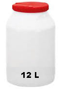 Bidon cylindrique 12L