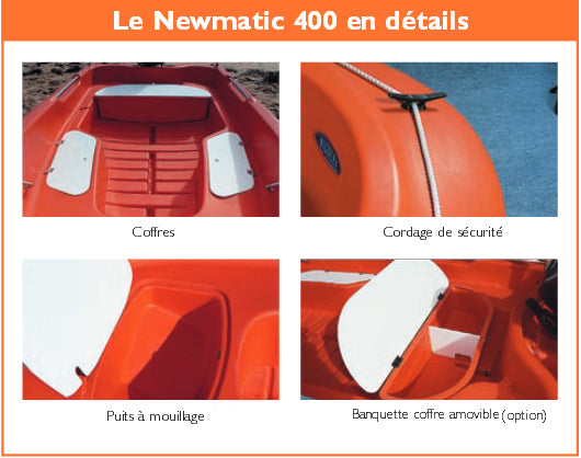 Newmatic 400 : Barque de sécurité