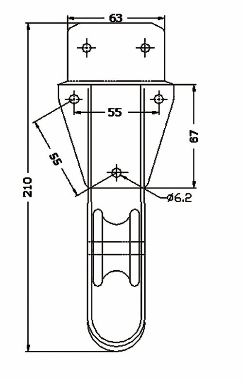 Davier Droit Acier Pike'n Bass