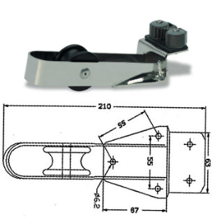 Davier Droit Acier Pike'n Bass