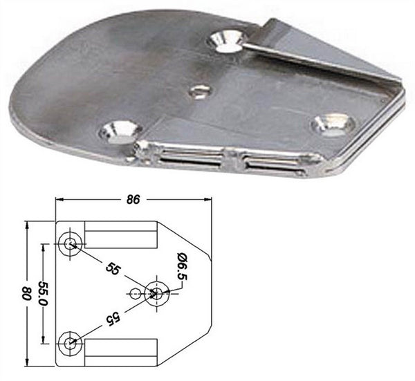 Platine Amovible Inox Pike'n Bass