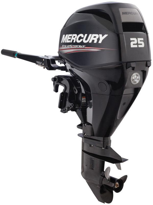 Moteur Mercury 25cv 4 temps EFI pour barque Rigiflex Cap 370 Standard