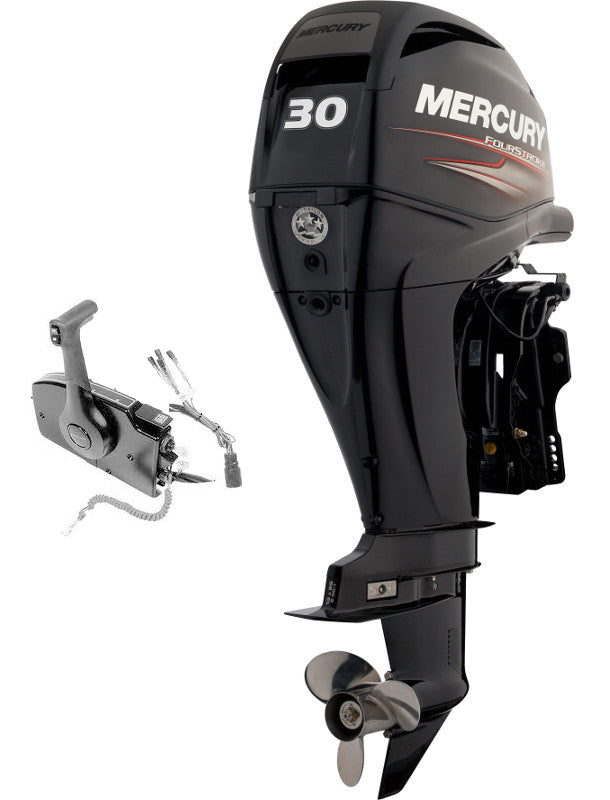 Moteur Mercury 30cv 4 temps pour barque Rigiflex Cap 370 Console