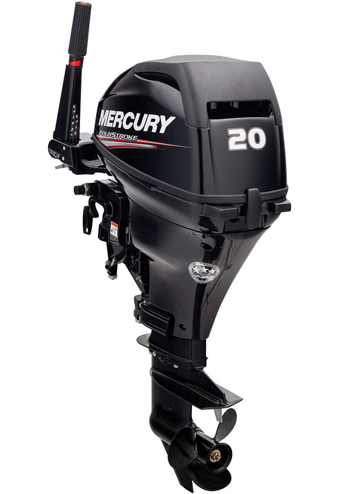 Moteur Mercury 20cv 4 temps EFI pour barque Aluminium 400 Carnalu