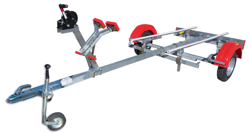 Remorque Nautic Plus pour barque Silurine 4m Blacky