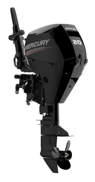 Mercury 20CV 4T EFI arbre long démarrage électrique + TRIM barre franche