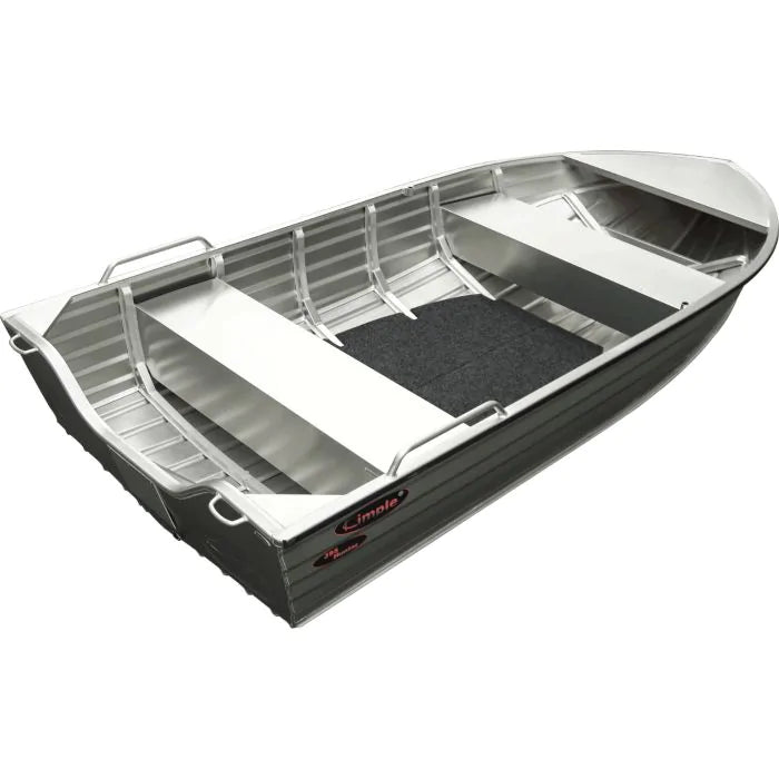 Barque aluminium Kimple Hunter 395 – Barque Alu Robuste et Stable pour la Pêche