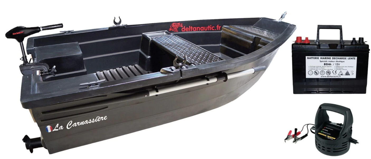 Pack barque Carnassière 2,49m noire
