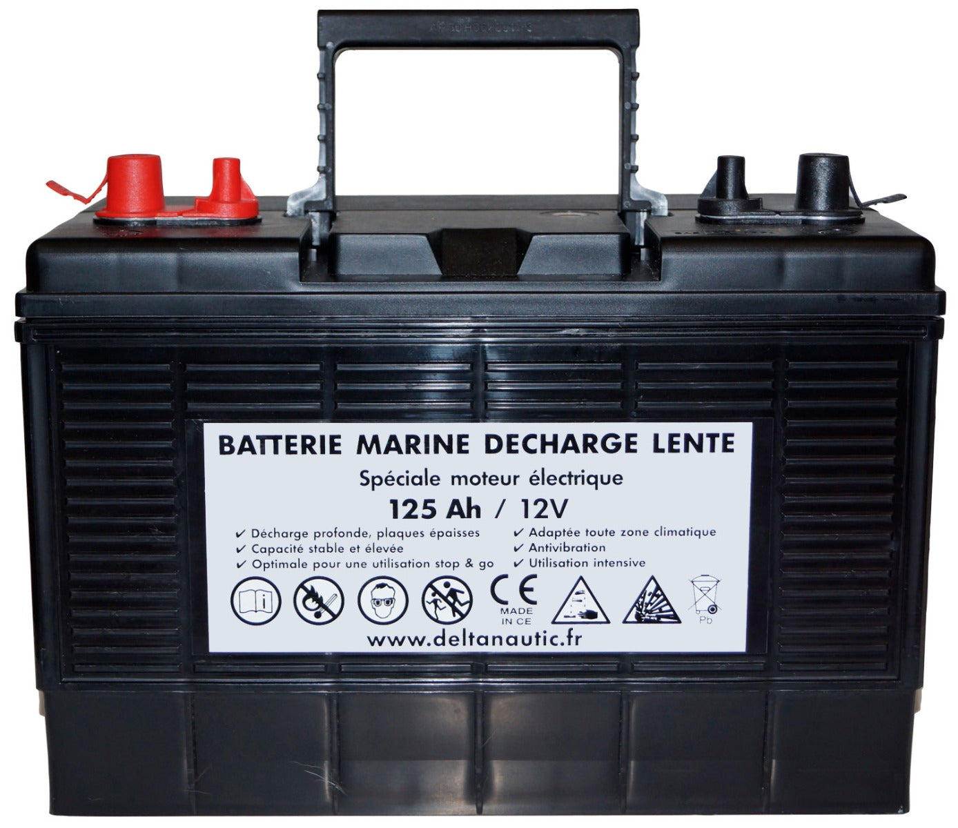 Batterie 125A 12V Moteur électrique