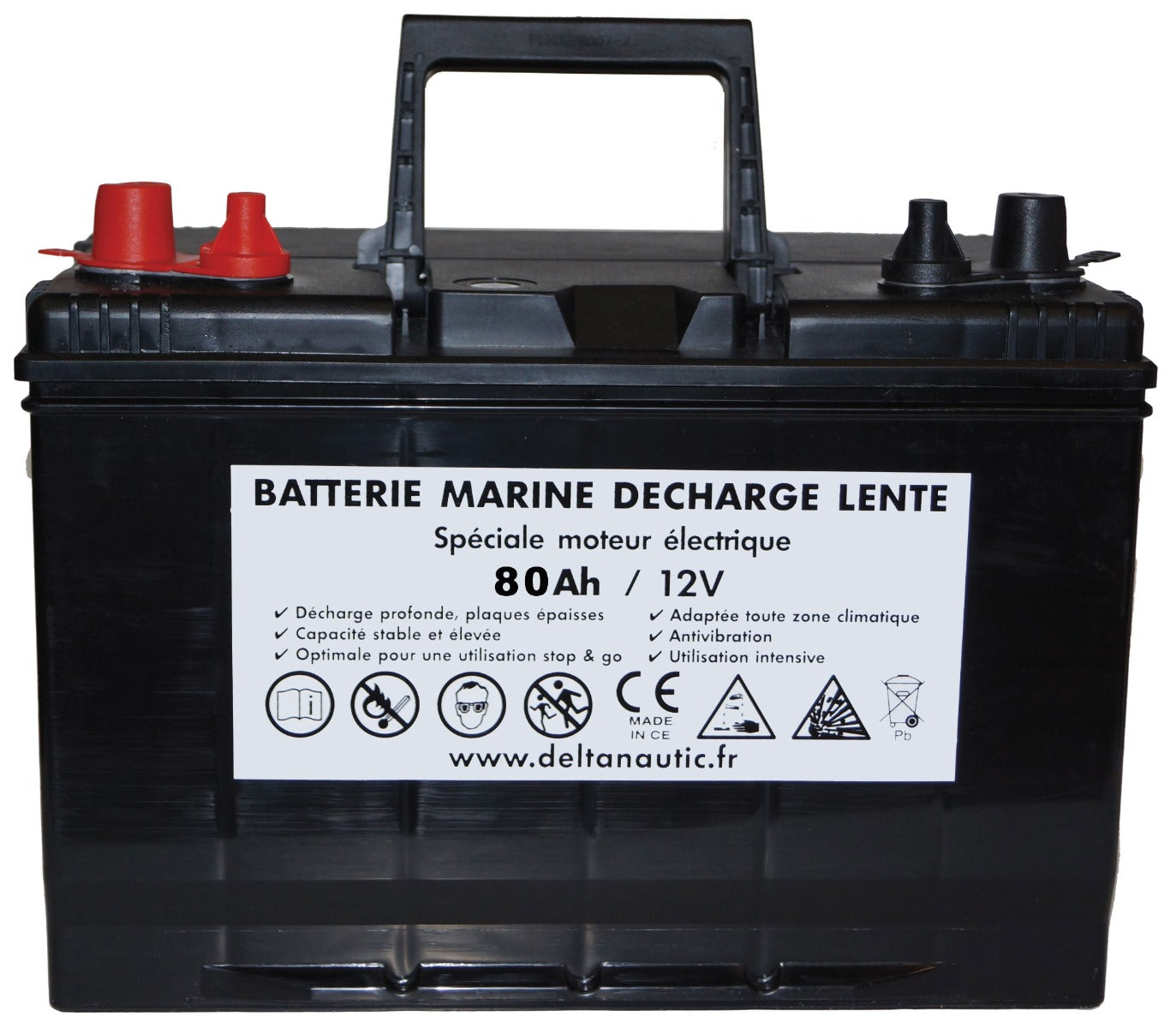 Batterie 80A 12V Moteur électrique