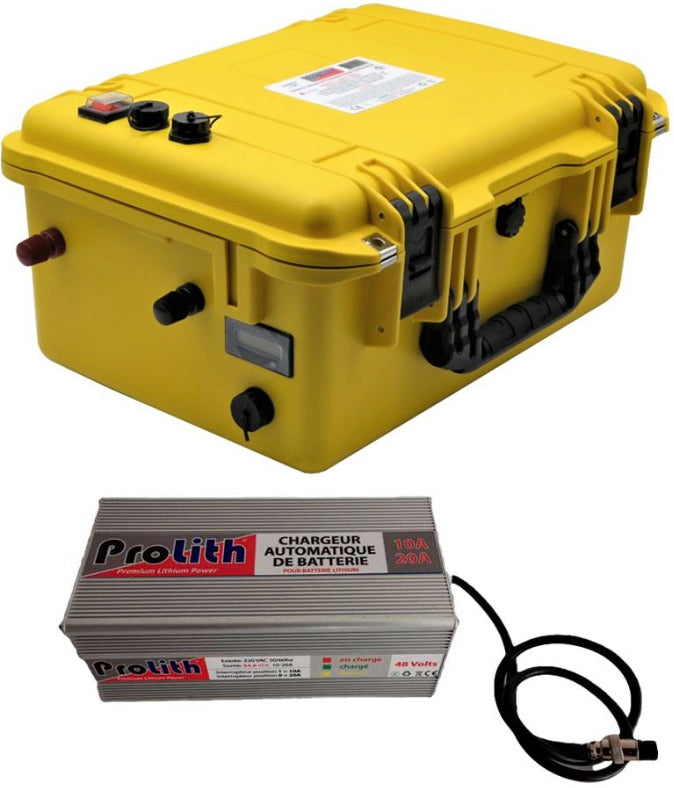 Valise Batterie Lithium 36V 200Ah avec sortie régulée