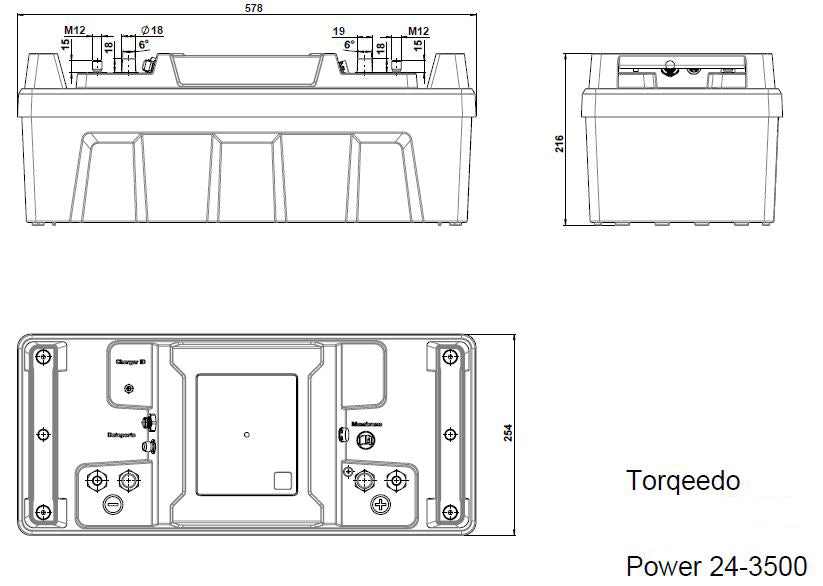 Batterie Torqeedo Power 24-3500 fiche technique