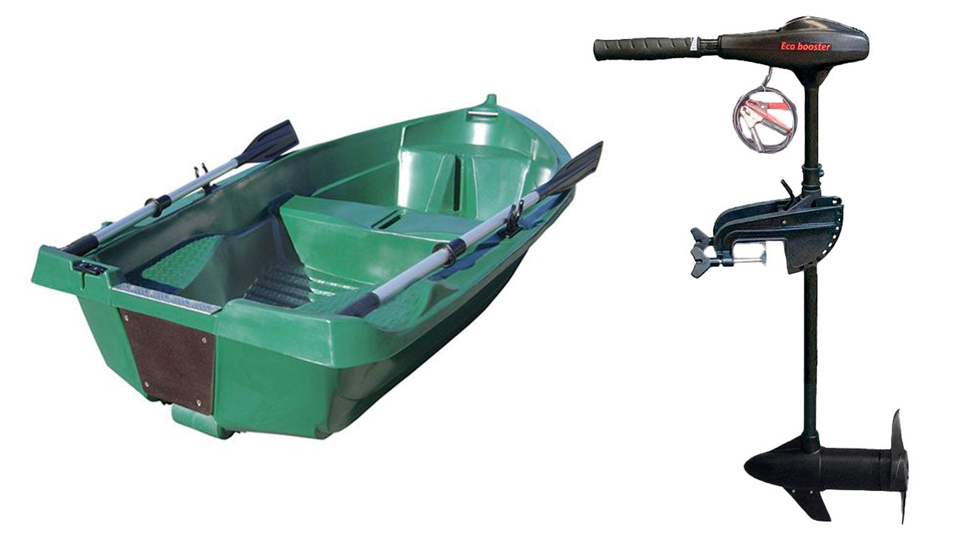 Barque N°7 Fidèle 2,49m et moteur Eco Booster 36 lbs