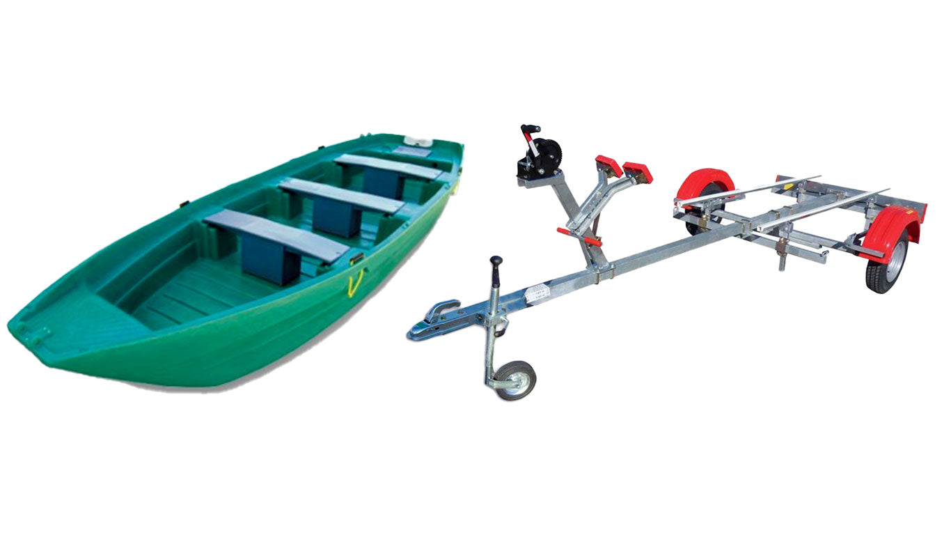 Barque Fun Yak 440 et remorque Nautic Plus