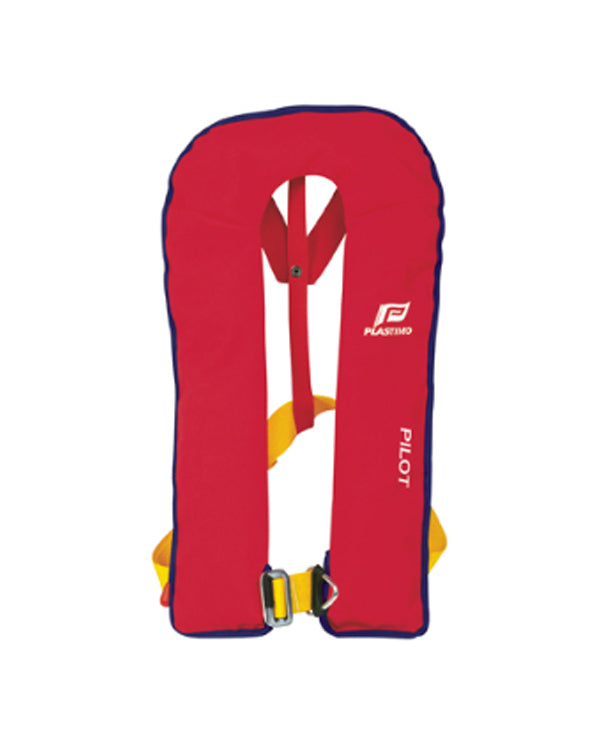 Gilet Gonflable Pilot AVEC harnais hydrostatique 275 N ROUGE