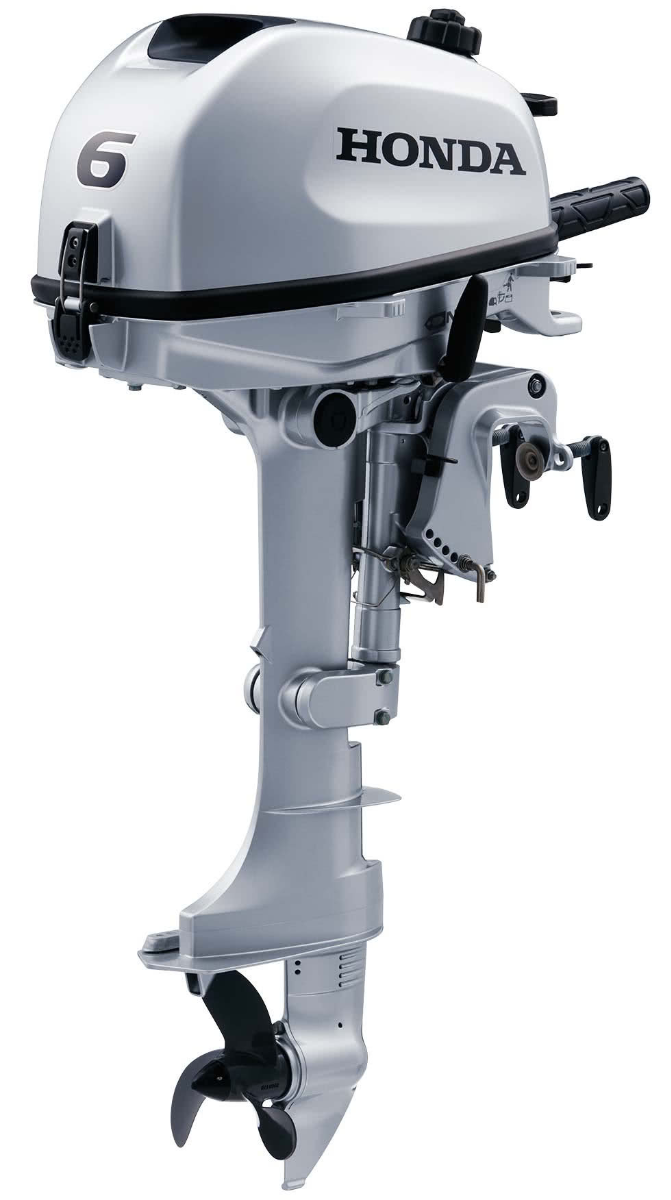 Honda 6CV 4T mono-cylindre démarrage manuel barre franche