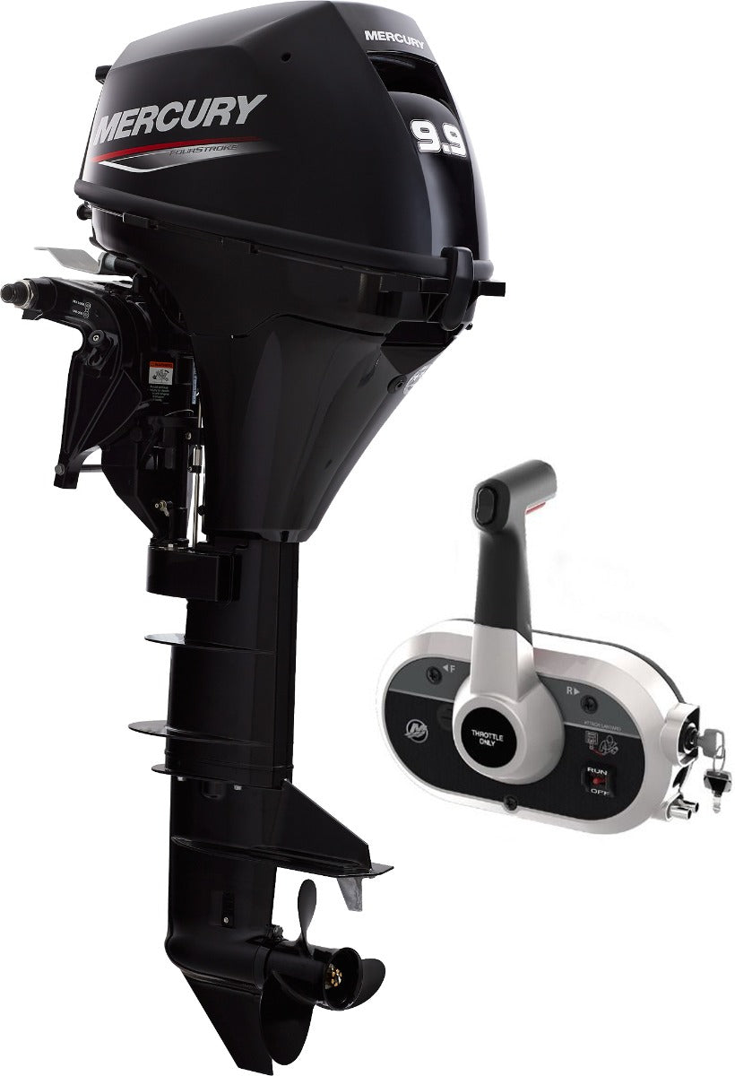 Mercury 9,9CV 4T Bigfoot arbre long démarrage électrique commande à distance