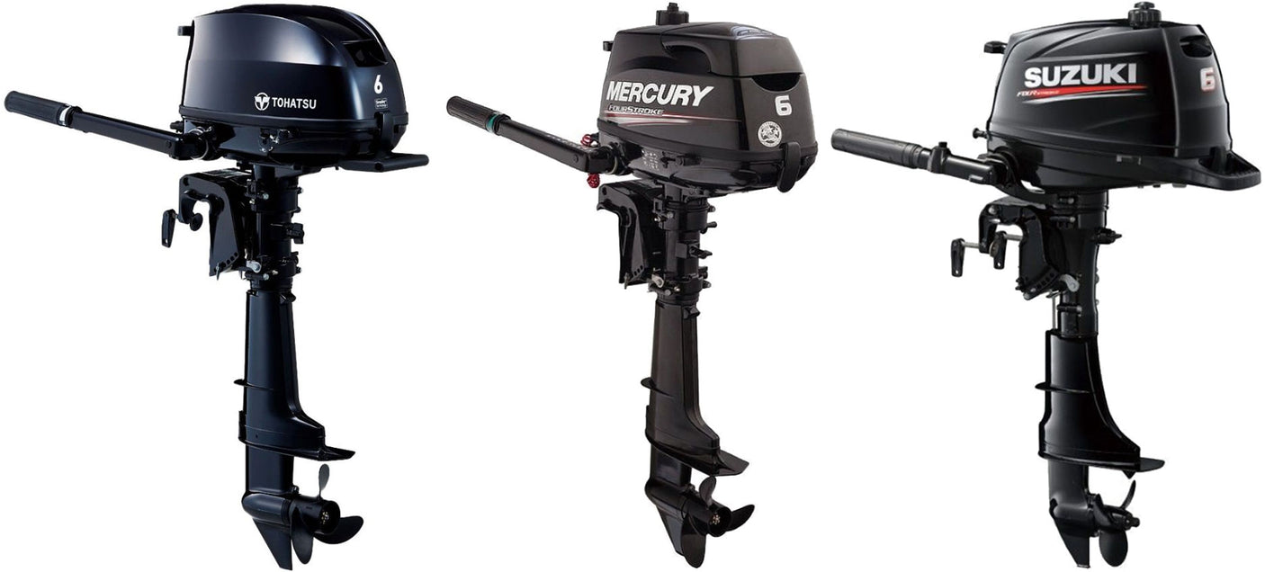 Lot de 3 hors bords 6cv 4t arbre court