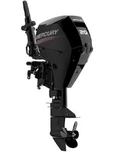 Mercury 20CV 4T EFI arbre long démarrage électrique + TRIM barre franche