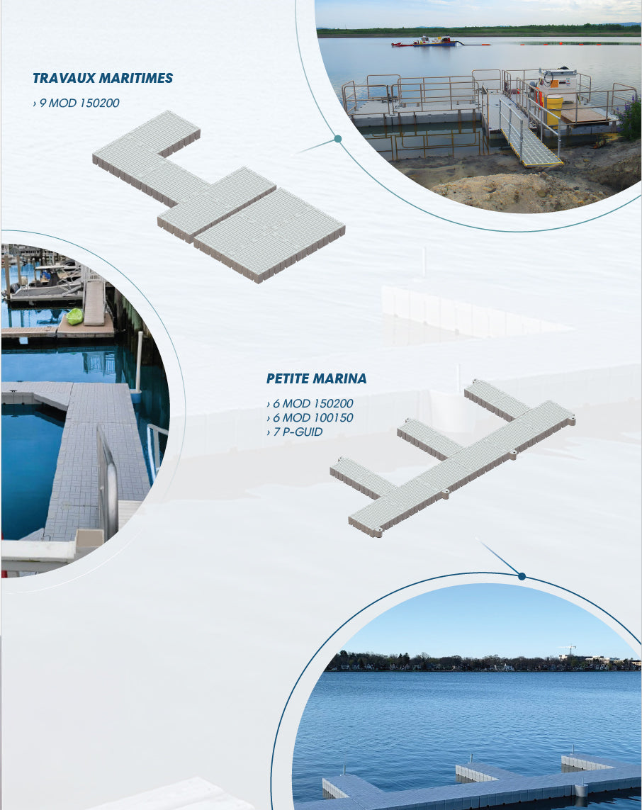 Modules Pontons flottants