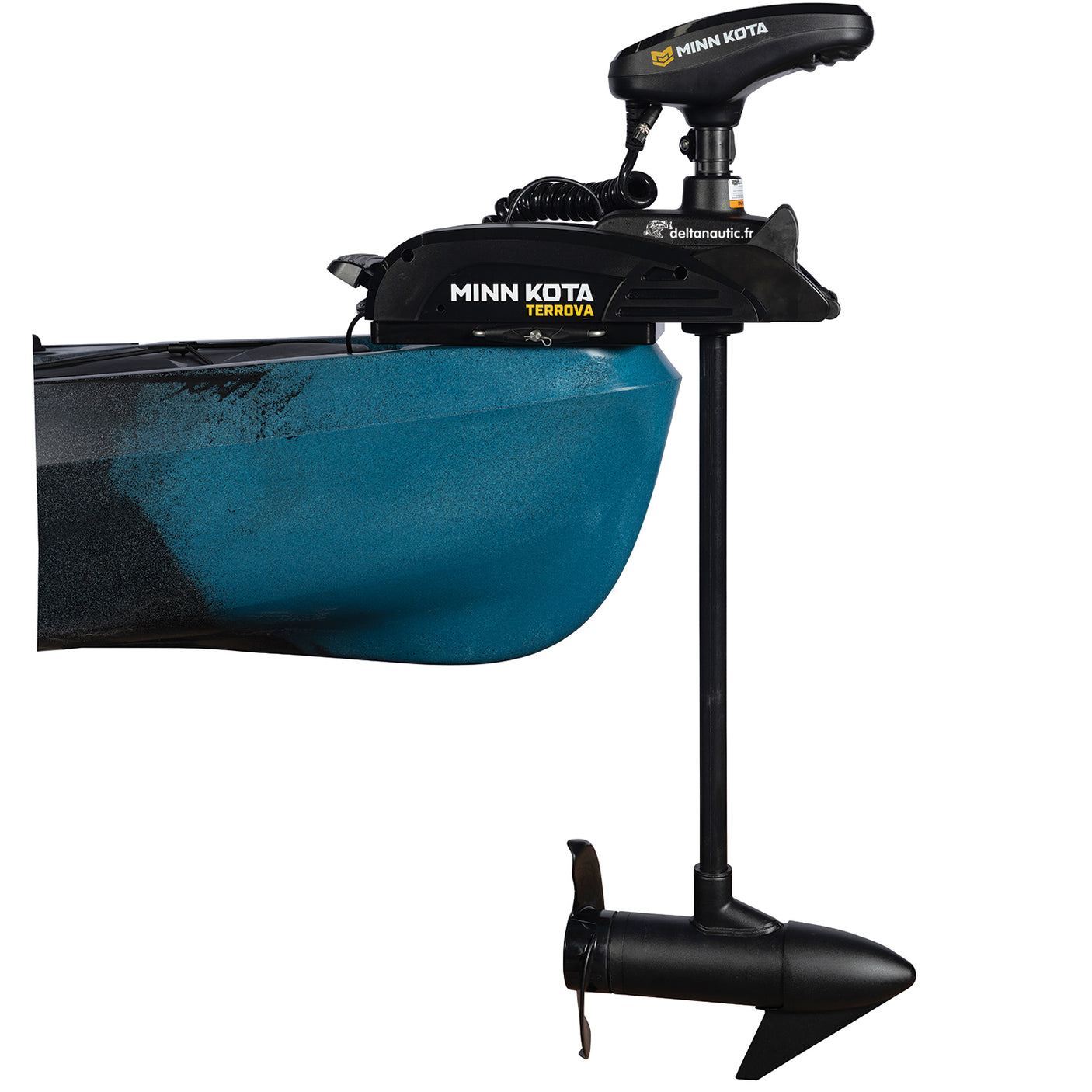 Moteur avant kayak Minn Kota Terrova 55 Lbs 12V GPS 91 cm Delta Nautic