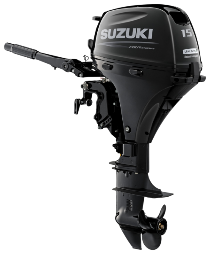 Suzuki 15cv 4T arbre court démarrage électrique barre franche