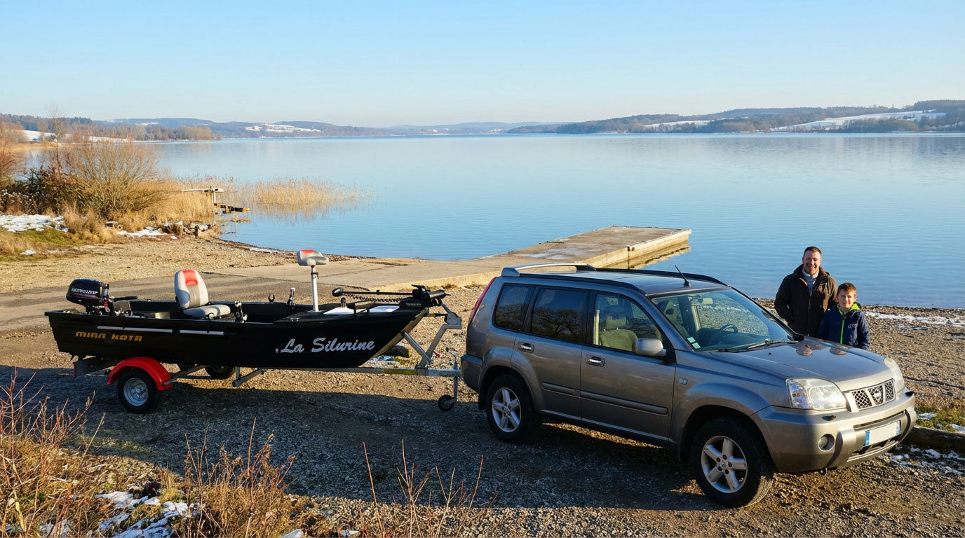 Pack barque suréquipé Silurine 4m Bass Boat Blacky