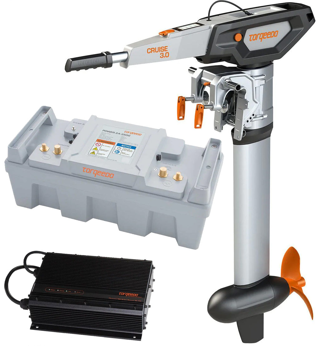Pack moteur électrique Torqeedo Cruise 3.0 T barre franche