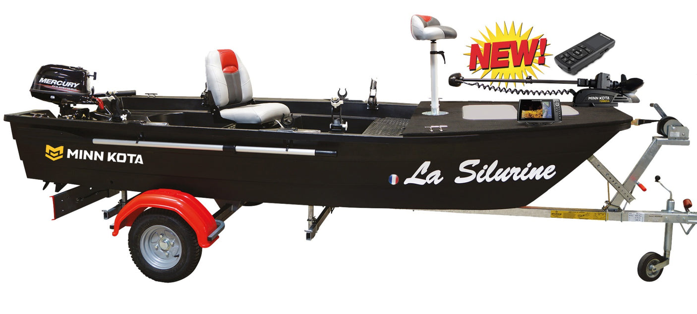 Pack superluxe Silurine 4m Bass Boat Blacky
