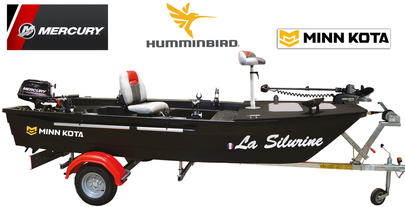 Pack superluxe Silurine 4m Bass Boat Blacky