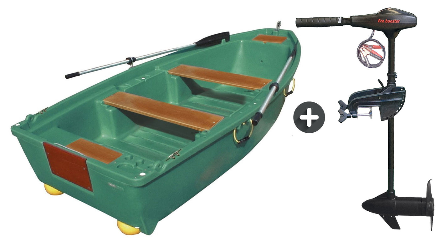Pack barque de pêche le Spécialiste 350 + moteur électrique V 55 lbs
