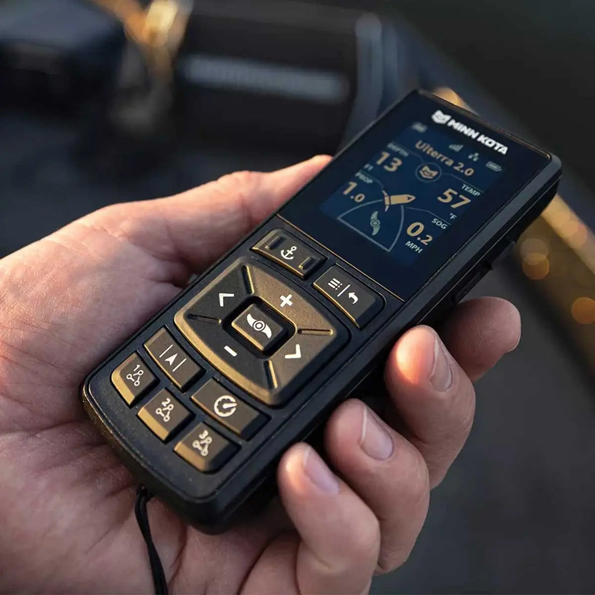 Telecommande du moteur Electrique spécial barque de peche et bass boat Minn Kota Ulterra Quest Avec Sonde MSI+