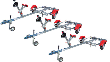 Lot de 3 remorques Nautic Plus