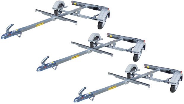 Lot de 3 remorques standard