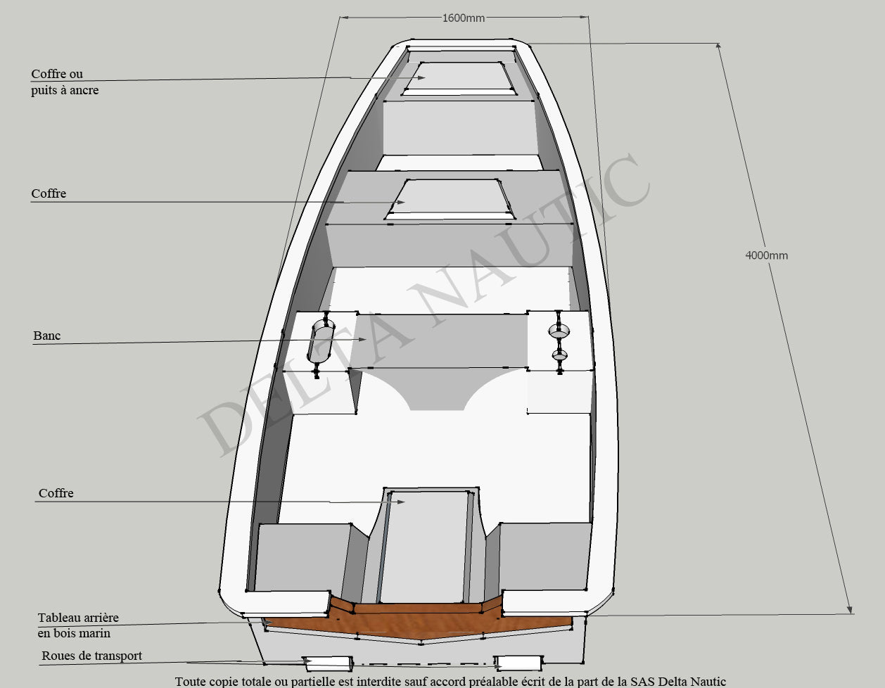 5cv 4 temps pour barque Silurine 4m Blacky
