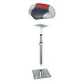 Siège assis / debout sur pied réglable pour Pack Silurine 4m Bass Boat Blacky