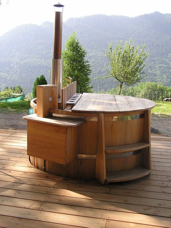 Option led + jacuzzi pour bain nordique