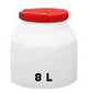 Bidon cylindrique 8L