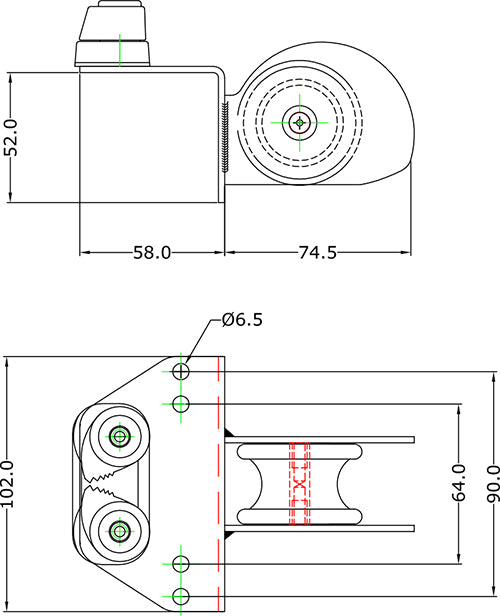 Davier arrière ouvert Inox Pike'n Bass