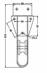 Davier Droit Inox Pike'n Bass