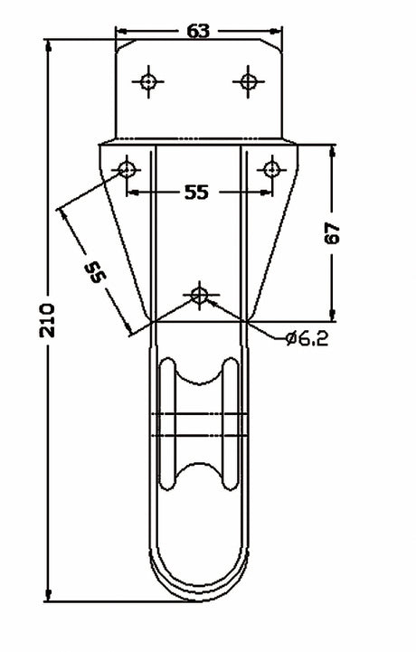 Davier Droit Acier Pike'n Bass