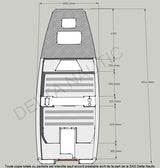 Pack n°1 barque Silurine 4 m Bass Boat