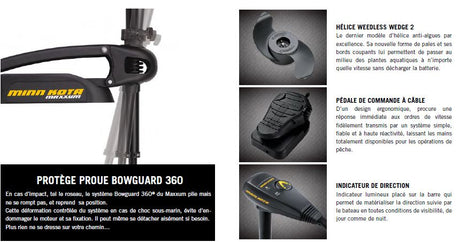 Maxxum 80lbs 24V 107cm moteur électrique Minn Kota